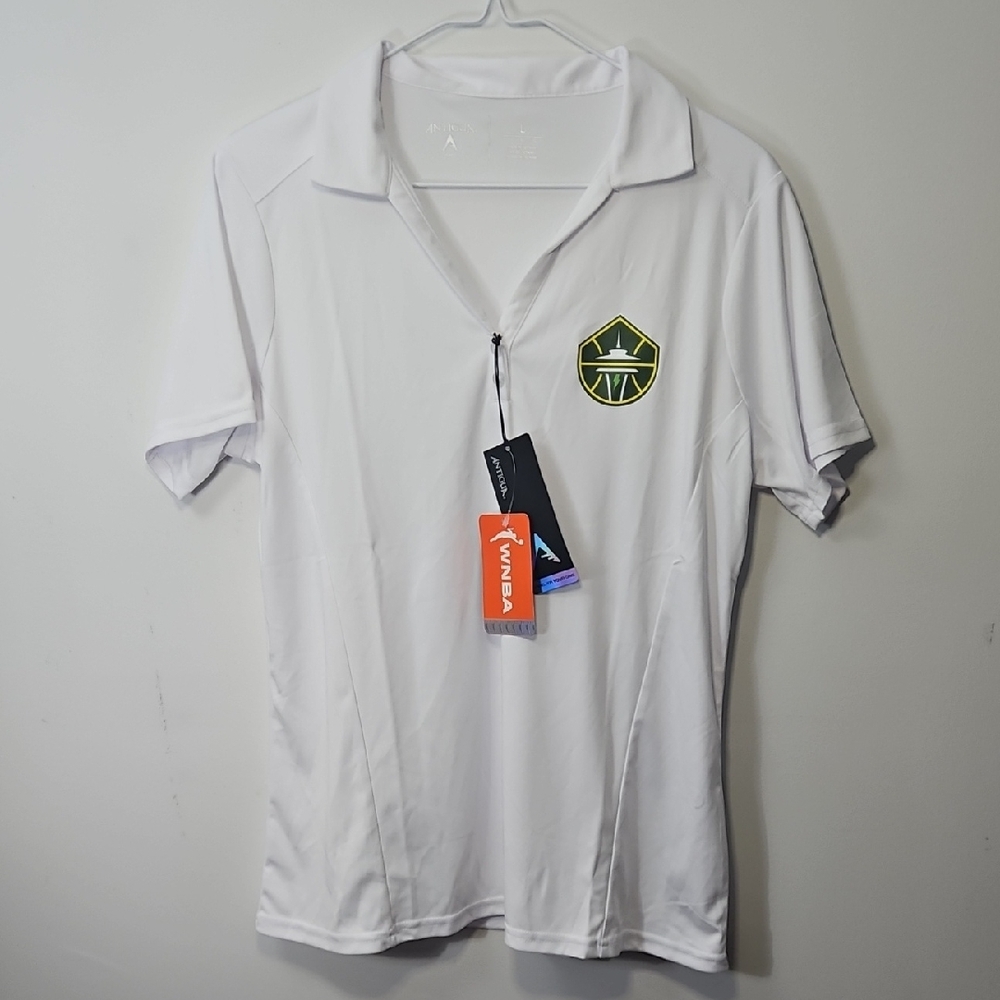 Seattle Storm Antigua Womens Polo Shirt with Emblem